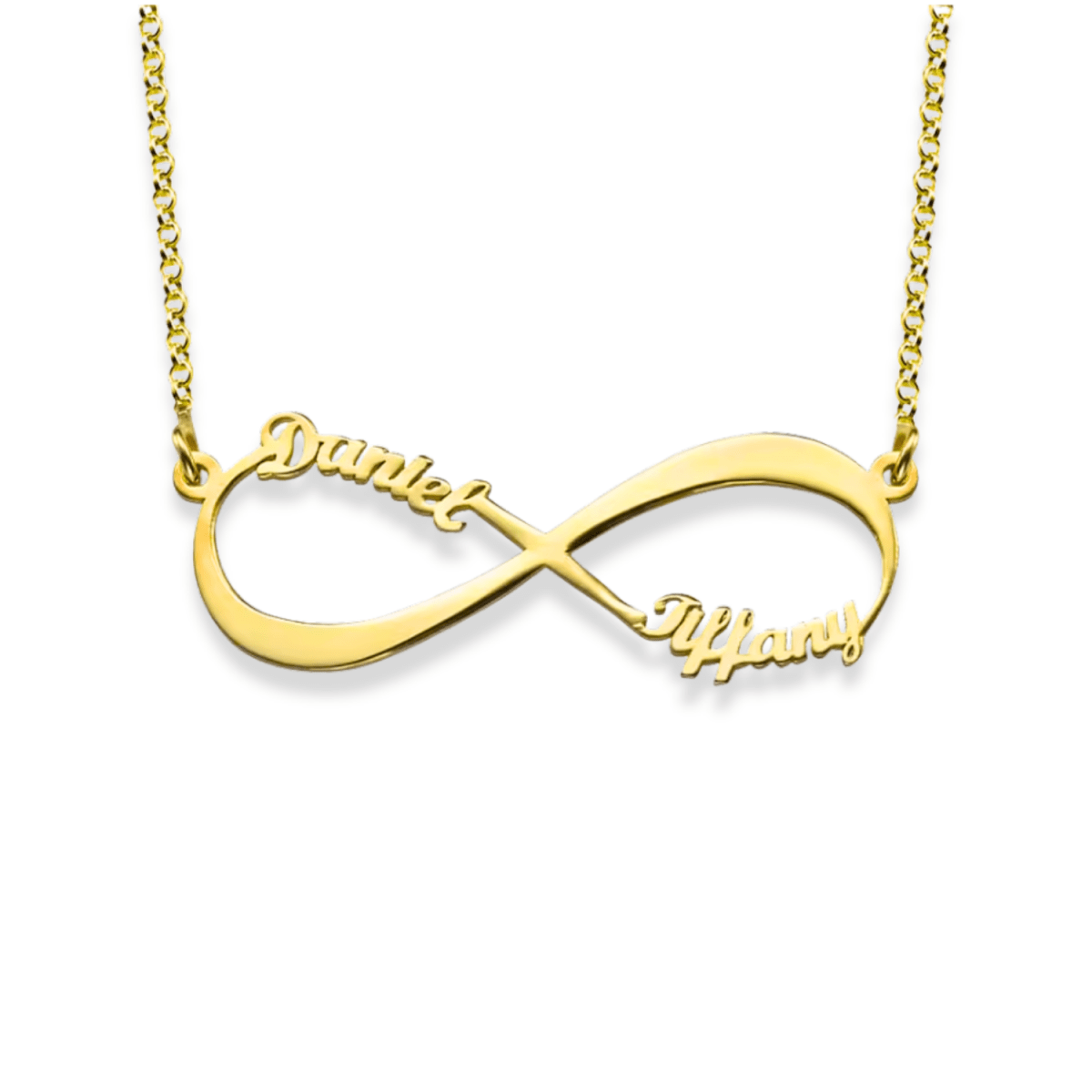 Ewige Liebe im persönlichen Design – Namenskette im Ewigkeitssymbol | Diamanta Eternal Bond™