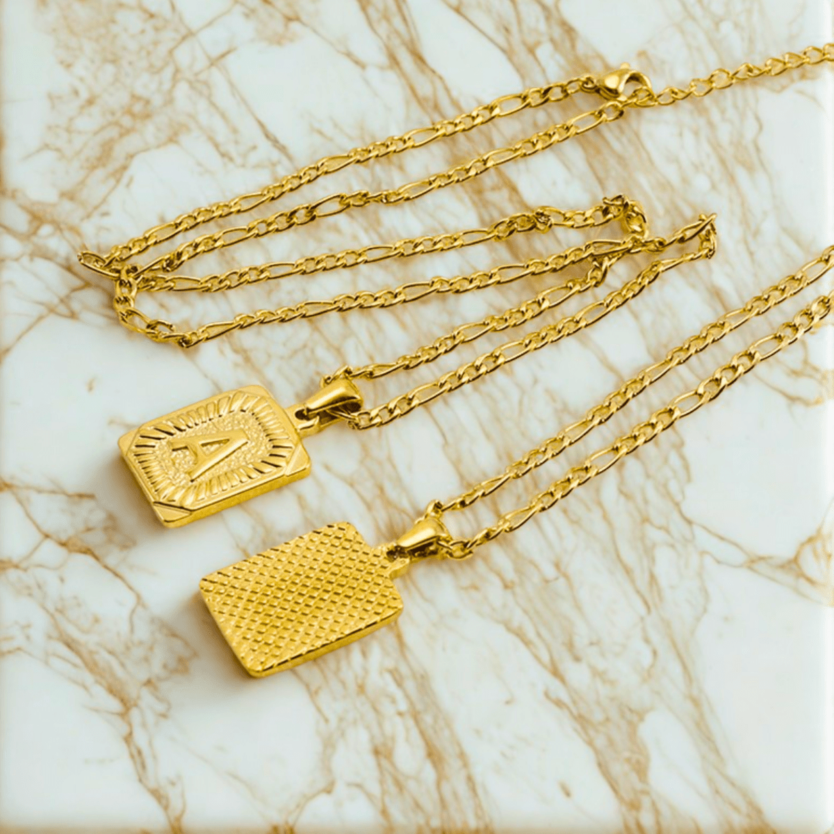 Diamanta Initial™ A–Z – Personalisierte Buchstabenkette in Gold (Edelstahl)