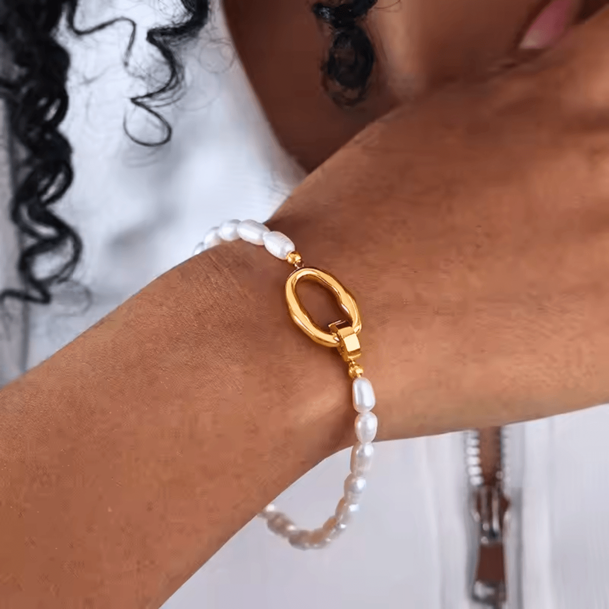 Perlenset Halskette &amp; Armband – Diamanta Pearl Balance™ Set